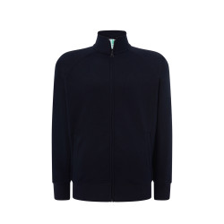 Felpa unisex zip intera premium