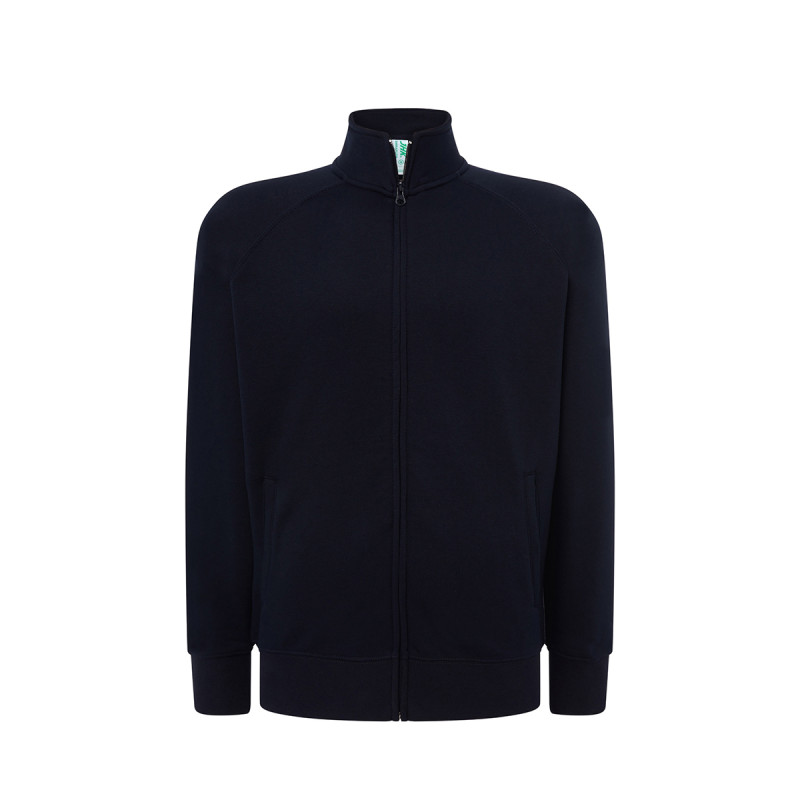 Felpa unisex zip intera premium
