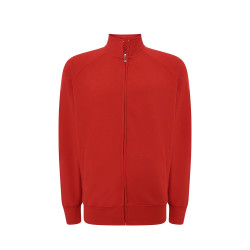 Felpa unisex zip intera premium