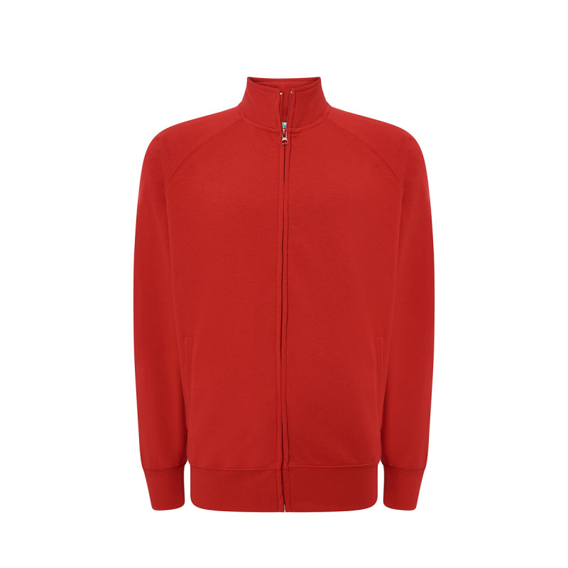 Felpa unisex zip intera premium