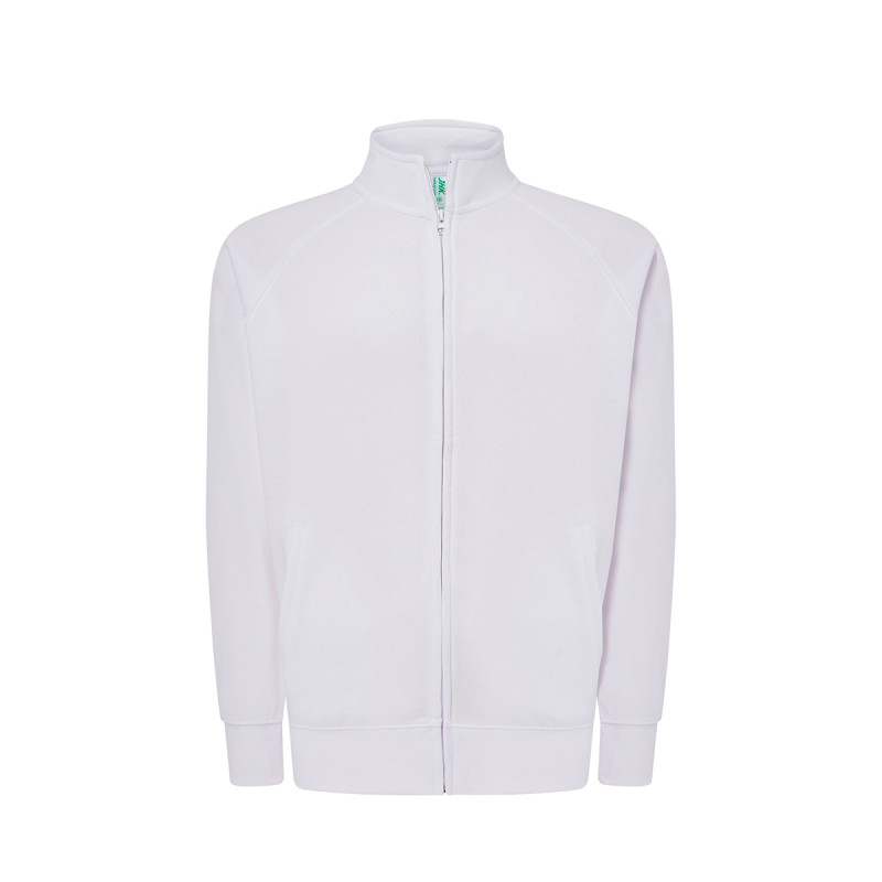 Felpa unisex zip intera premium