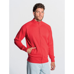 Felpa unisex zip intera premium