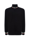 Felpa unisex zip intera premium italia