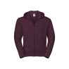 Felpa uomo cappuccio e zip authentic