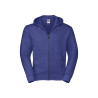 Felpa uomo cappuccio e zip authentic