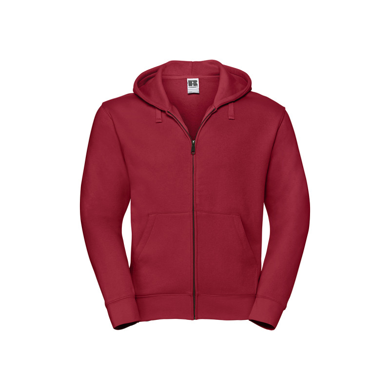 Felpa uomo cappuccio e zip authentic
