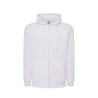 Felpa uomo cappuccio e zip leggera french terry