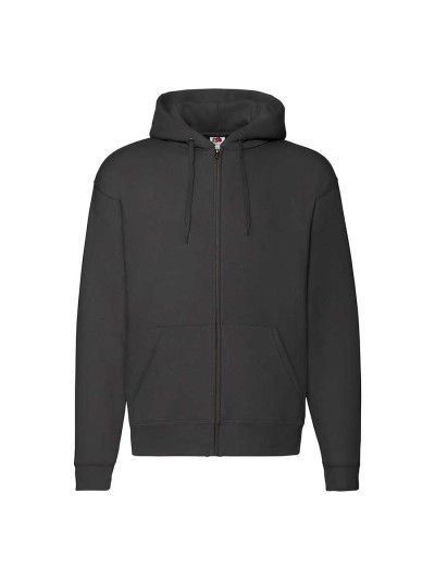 Felpa uomo cappuccio e zip premium