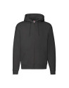 Felpa uomo cappuccio e zip premium