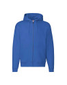 Felpa uomo cappuccio e zip premium