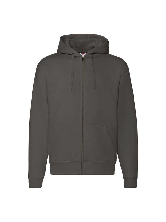 Felpa uomo cappuccio e zip premium
