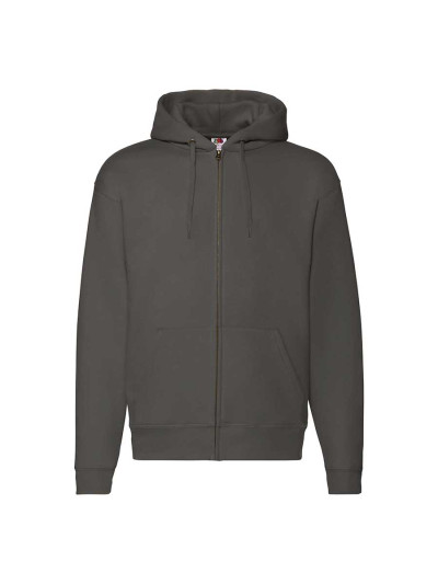 Felpa uomo cappuccio e zip premium