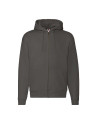 Felpa uomo cappuccio e zip premium