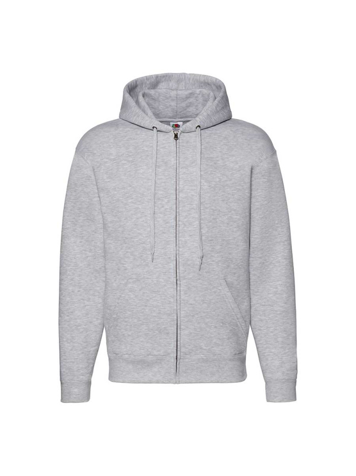 Felpa uomo cappuccio e zip premium