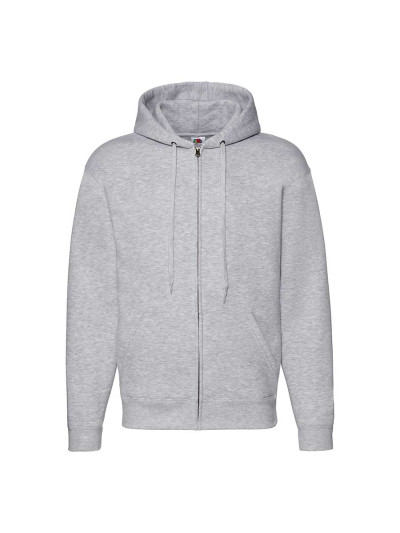 Felpa uomo cappuccio e zip premium
