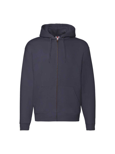 Felpa uomo cappuccio e zip premium