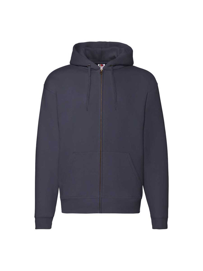 Felpa uomo cappuccio e zip premium