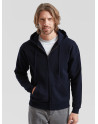 Felpa uomo cappuccio e zip premium