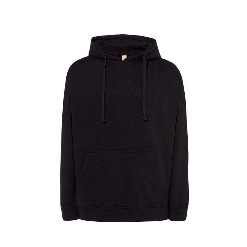 Felpa uomo cappuccio leggera french terry