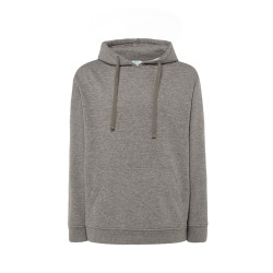 Felpa uomo cappuccio leggera french terry