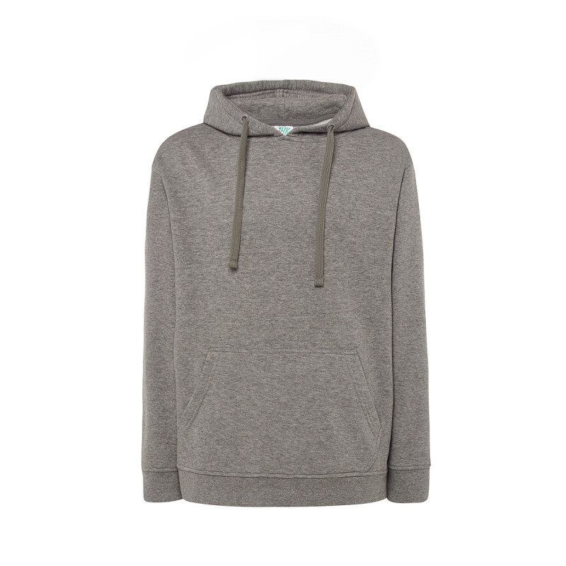 Felpa uomo cappuccio leggera french terry