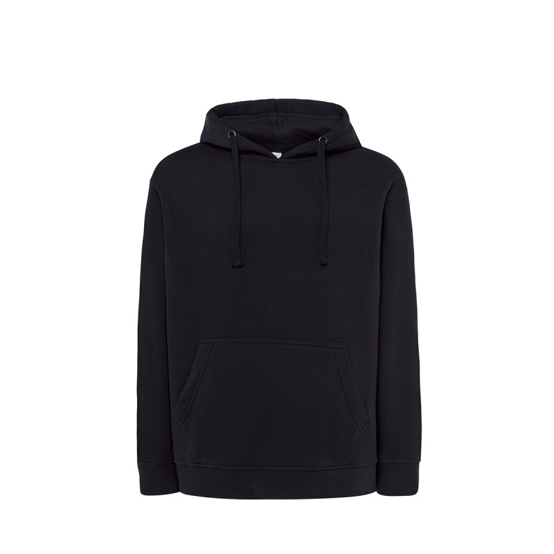 Felpa uomo cappuccio leggera french terry
