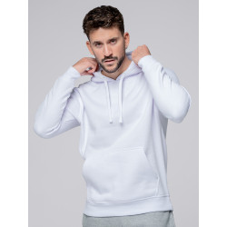 Felpa uomo cappuccio leggera french terry
