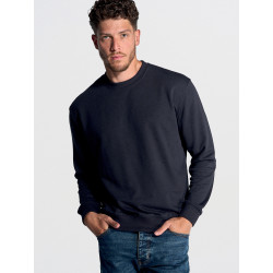Felpa uomo girocollo leggera french terry