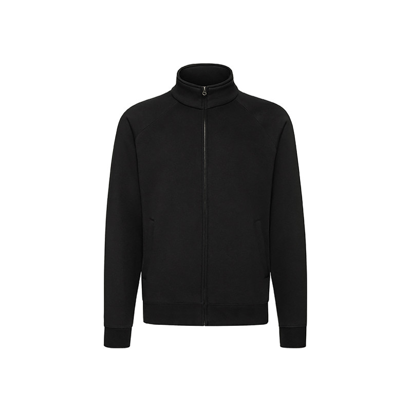 Felpa uomo zip intera premium