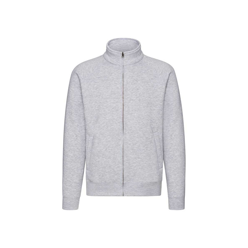 Felpa uomo zip intera premium