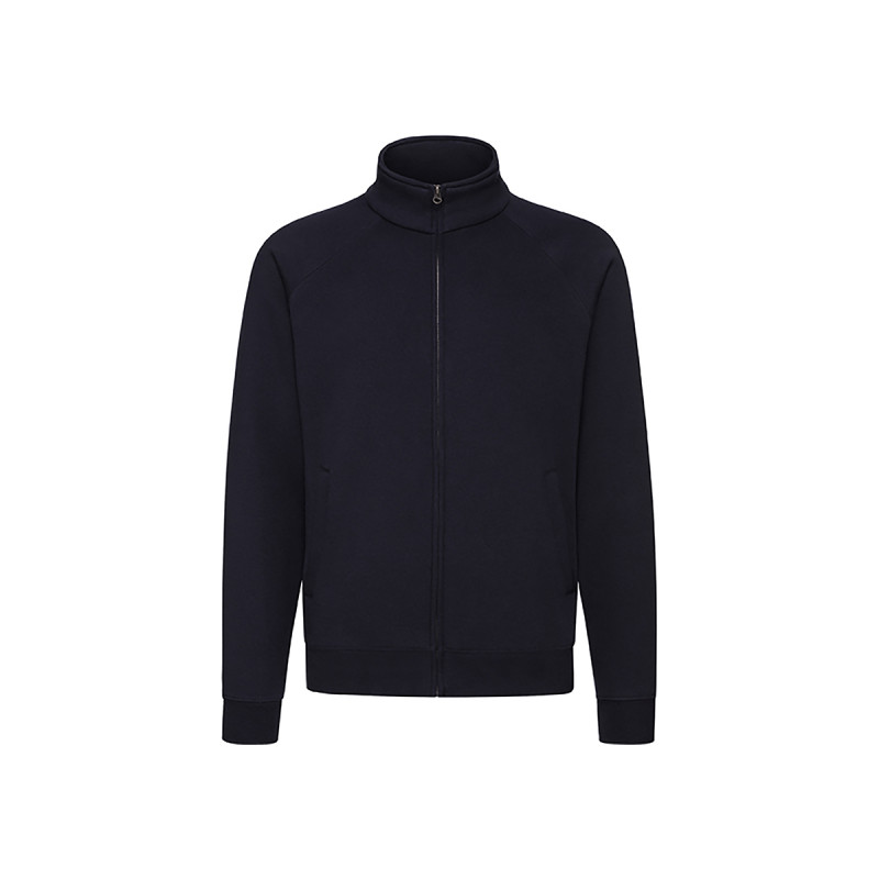 Felpa uomo zip intera premium