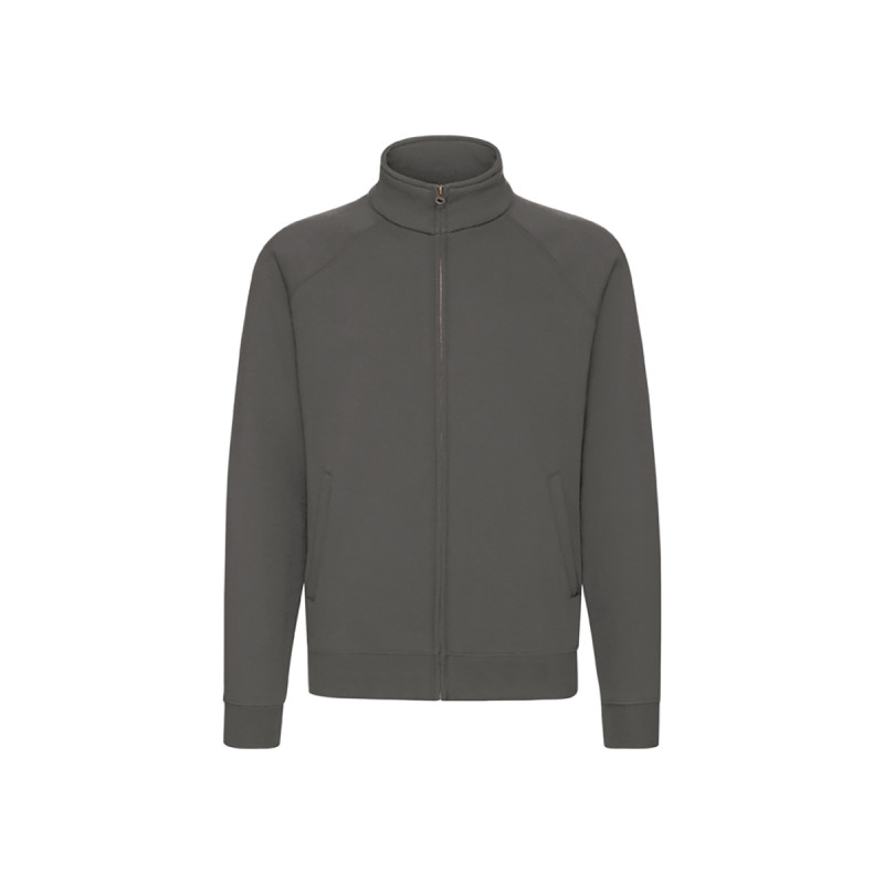 Felpa uomo zip intera premium