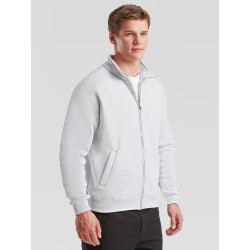 Felpa uomo zip intera premium