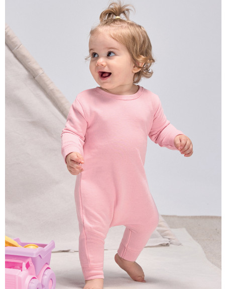 Pagliaccetto baby manica lunga felpa leggera french terry