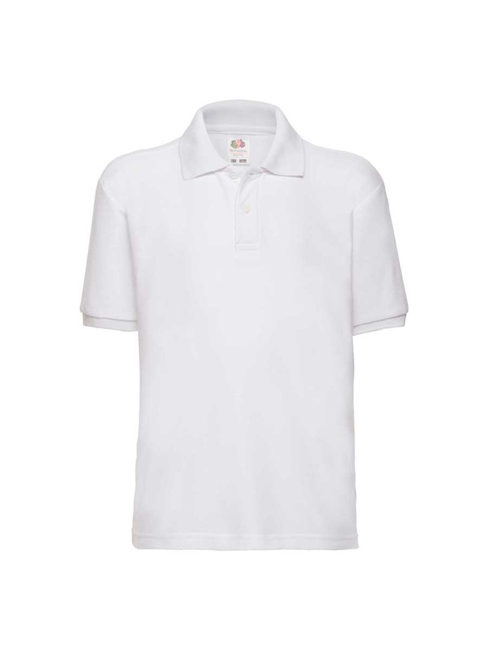 Polo bambino manica corta 65/35