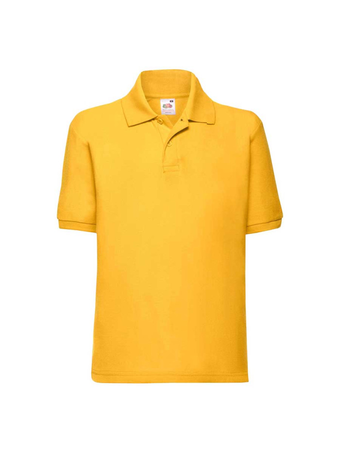 Polo bambino manica corta 65/35