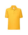 Polo bambino manica corta 65/35