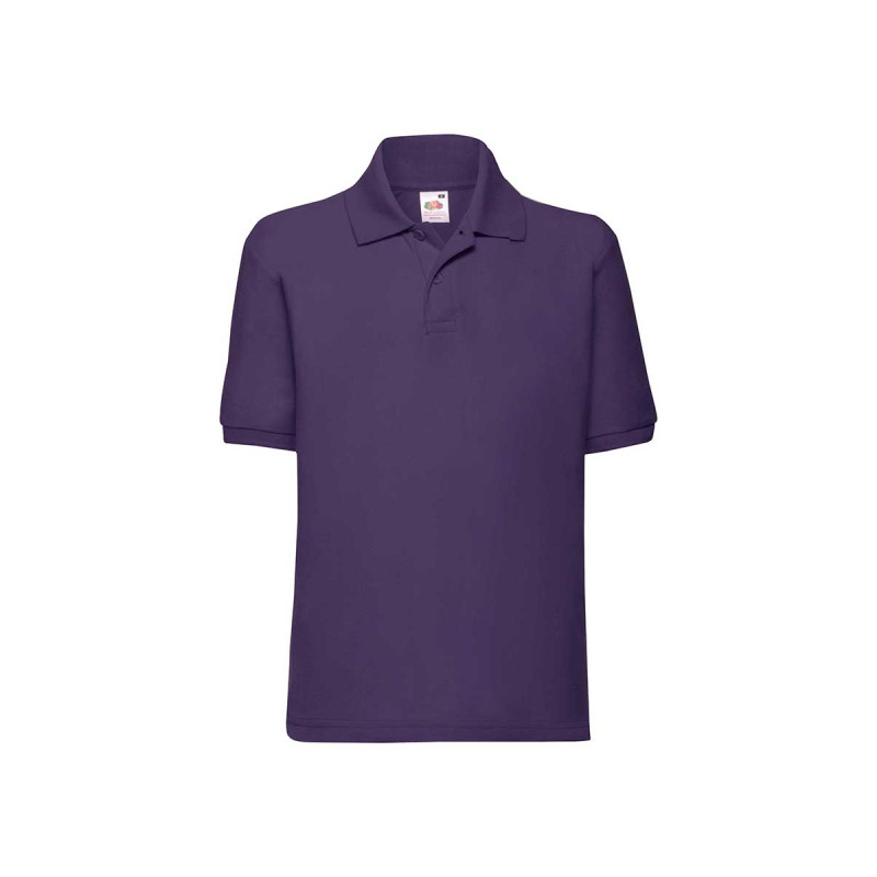 Polo bambino manica corta 65/35