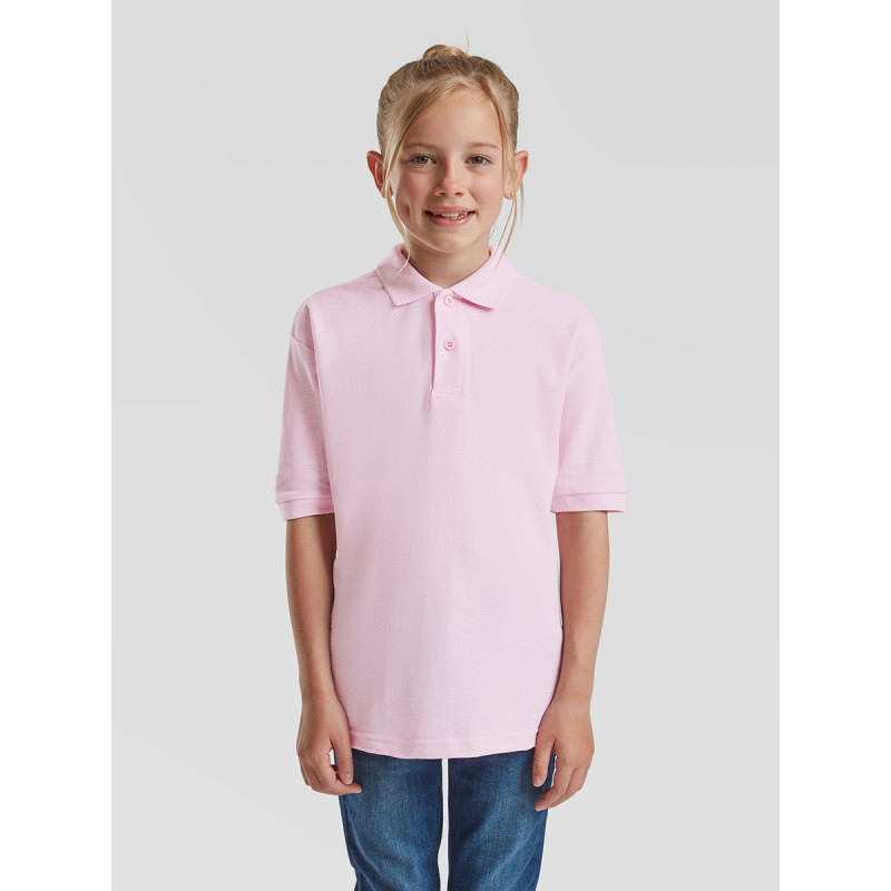 Polo bambino manica corta 65/35