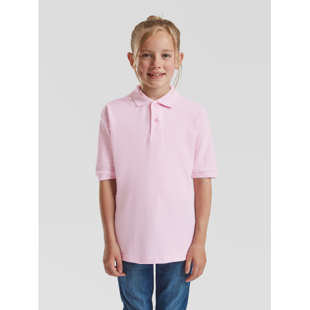 Polo bambino manica corta 65/35