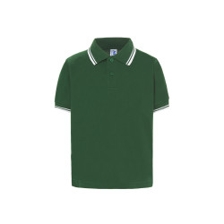 Polo bambino manica corta regular contrast
