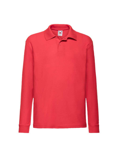 Polo bambino manica lunga 65/35