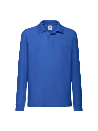 Polo bambino manica lunga 65/35