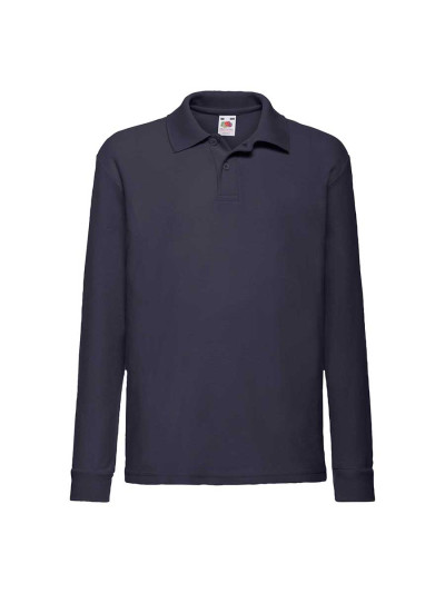 Polo bambino manica lunga 65/35