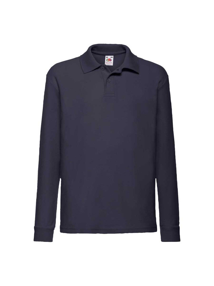 Polo bambino manica lunga 65/35