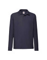Polo bambino manica lunga 65/35