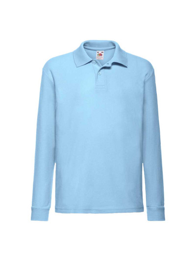 Polo bambino manica lunga 65/35