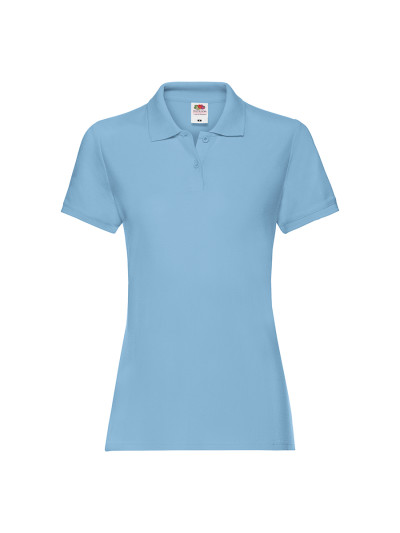 Polo donna manica corta premium