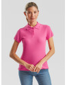 Polo donna manica corta premium