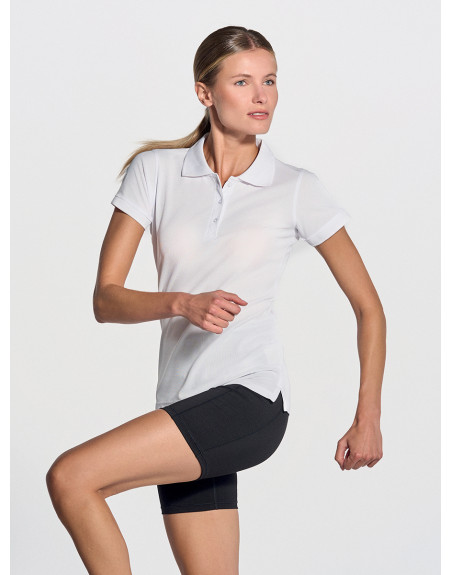 Polo donna manica corta sport pique